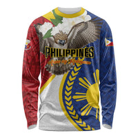 Personalized Philippines Long Sleeve Shirt Filipino Araw ng Kalayaan