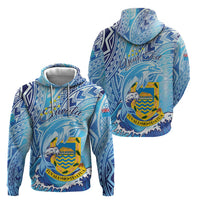 Tuvalu mo te Atua Hoodie Tuvalu Dolphin Polynesian Pattern