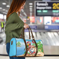 Hawaii Santa Parrot Christmas Travel Bag Summer Vibe - Polynesian Pride