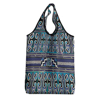 Maori Matariki Grocery Bag Blue Galaxy Aesthetic Koru Art