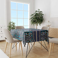 Maori Matariki Tablecloth Blue Galaxy Aesthetic Koru Art
