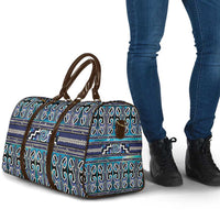 Maori Matariki Travel Bag Blue Galaxy Aesthetic Koru Art