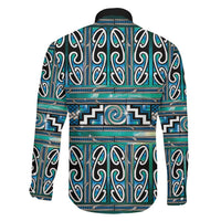 Maori Matariki Family Matching Summer Maxi Dress and Hawaiian Shirt Green Galaxy Aesthetic Koru Art LT01 - Polynesian Pride