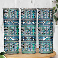 Maori Matariki Skinny Tumbler Green Galaxy Aesthetic Koru Art