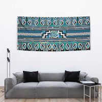 Maori Matariki Tapestry Green Galaxy Aesthetic Koru Art