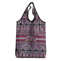 Maori Matariki Grocery Bag Pink Galaxy Aesthetic Koru Art