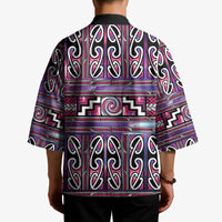 Maori Matariki Kimono Pink Galaxy Aesthetic Koru Art