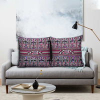 Maori Matariki Pillow Cover Pink Galaxy Aesthetic Koru Art