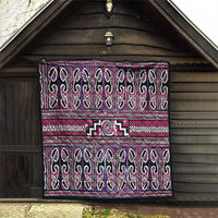 Maori Matariki Quilt Pink Galaxy Aesthetic Koru Art