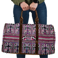 Maori Matariki Travel Bag Pink Galaxy Aesthetic Koru Art