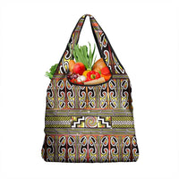 Maori Matariki Grocery Bag Yellow Galaxy Aesthetic Koru Art