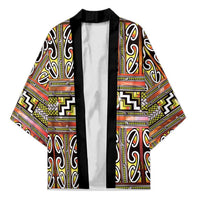 Maori Matariki Kimono Yellow Galaxy Aesthetic Koru Art