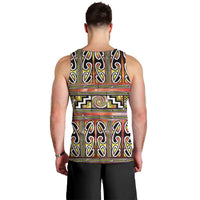 Maori Matariki Men Tank Top Yellow Galaxy Aesthetic Koru Art