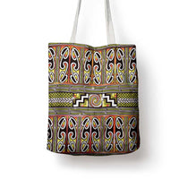 Maori Matariki Tote Bag Yellow Galaxy Aesthetic Koru Art