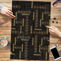 Hawaii Brown Plumeria Lei Black Puzzle Frangipani Floral Heritage Art