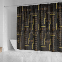 Hawaii Plumeria Lei – Shower Curtain – Frangipani Floral Heritage Art LT01 - Polynesian Pride