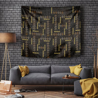 Hawaii Brown Plumeria Lei Black Tapestry Frangipani Floral Heritage Art