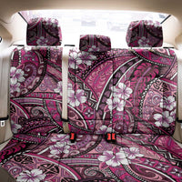 Polynesian Hibiscus Tropical Pink Floral Back Car Seat Cover Tribal Pattern - Polynesian Pride