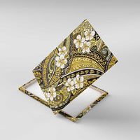 Polynesian Hibiscus Tropical Yellow Floral Canvas Wall Art Tribal Pattern - Polynesian Pride