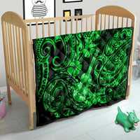 Hawaii Ukulele Quilt Polynesian Pattern Green Version LT01 - Polynesian Pride