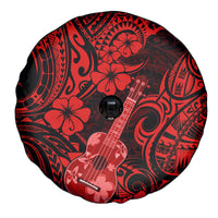 Hawaii Ukulele Spare Tire Cover Polynesian Pattern Red Version LT01 - Polynesian Pride