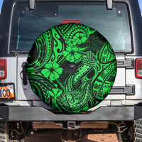 Hawaii Fish Hook Spare Tire Cover Polynesian Pattern Green Version LT01 - Polynesian Pride