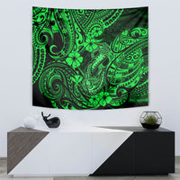 Hawaii Fish Hook Tapestry Polynesian Pattern Green Version LT01 - Polynesian Pride