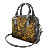 Hawaii King Kamehameha Shoulder Handbag Polynesian Pattern Gold Version LT01 - Polynesian Pride