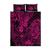 Hawaii King Kamehameha Quilt Bed Set Polynesian Pattern Pink Version LT01 Pink - Polynesian Pride