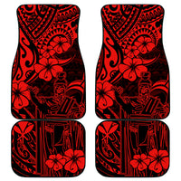 Hawaii King Kamehameha Car Mats Polynesian Pattern Red Version LT01 Red - Polynesian Pride