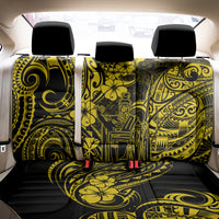 Hawaii King Kamehameha Back Car Seat Cover Polynesian Pattern Yellow Version