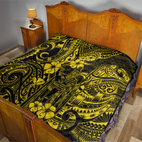 Hawaii King Kamehameha Quilt Polynesian Pattern Yellow Version LT01 - Polynesian Pride