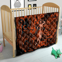Hawaii Hula Girl Quilt Polynesian Pattern Orange Version LT01 - Polynesian Pride