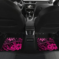 Hawaii Shaka Sign Car Mats With Polynesian Hibiscus Pink Unique LT01 - Polynesian Pride
