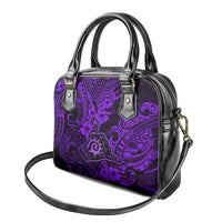 Hawaii Shaka Sign Shoulder Handbag Polynesian Pattern Purple Version LT01 - Polynesian Pride