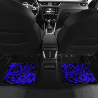 Hawaii Shark Car Mats Polynesian Pattern Navy Blue Version LT01 - Polynesian Pride