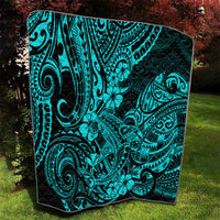 Hawaii Shark Quilt Polynesian Pattern Turquoise Version LT01 - Polynesian Pride
