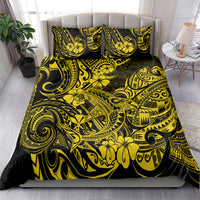 Hawaii Shark Bedding Set Polynesian Pattern Yellow Version LT01 - Polynesian Pride