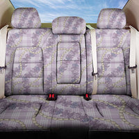 Pua Kalaunu Lei Back Car Seat Cover Palaka Pattern LT01 One Size Purple - Polynesian Pride