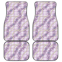 Pua Kalaunu Lei Car Mats Palaka Pattern LT01 - Polynesian Pride