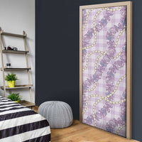 Pua Kalaunu Lei Door Cover Palaka Pattern LT01 - Polynesian Pride