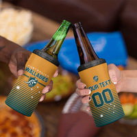 Custom Rugby Australia 4 in 1 Can Cooler Tumbler Junior Wallabies Go Champions