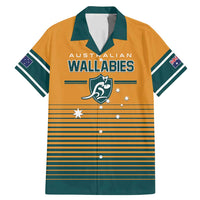 Custom Rugby Australia Family Matching Mermaid Dress and Hawaiian Shirt Junior Wallabies Go Champions