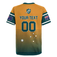 Custom Rugby Australia Rugby Jersey Junior Wallabies Go Champions LT01 - Polynesian Pride