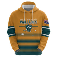 Custom Rugby Australia Zip Hoodie Junior Wallabies Go Champions