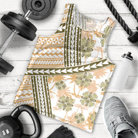 Hawaii Quilt Men Tank Top Kakau Polynesian Pattern Gold Version LT01 - Polynesian Pride