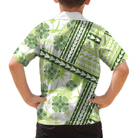 Hawaii Quilt Hawaiian Shirt Kakau Polynesian Pattern Olive Green Version LT01 - Polynesian Pride
