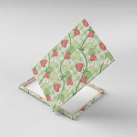 Anthurium Pikake Ti Leaf Palaka Canvas Wall Art Green Version