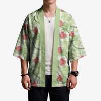 Anthurium Pikake Ti Leaf Palaka Kimono Green Version LT01 - Polynesian Pride