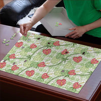 Anthurium Pikake Ti Leaf Palaka Puzzle Green Version